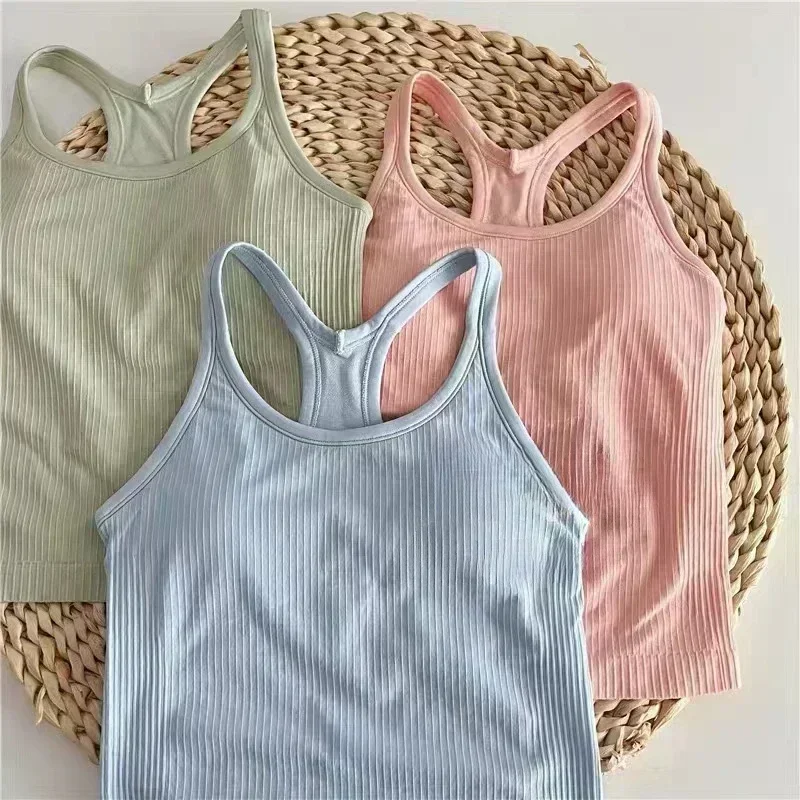 Lemon Women Yoga Sports Vest Shape Tank Top Running Gym Fitness Sleeveless Spring and Summer Bra with Chest Pad Underwear
Lemon Women Yoga Sports Vest Shape Tank Top Running Gym Fitness Sleeveless Spring and Summer Bra with Chest Pad Underwear