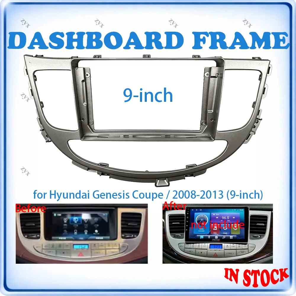 Car Radio Fascia Frame For Hyundai Genesis Coupe 2008-2013 9 inch With Canbus Decoder & Wiring Harness Car Accessories P&P
Car Radio Fascia Frame For Hyundai Genesis Coupe 2008-2013 9 inch With Canbus Decoder & Wiring Harness Car Accessories P&P