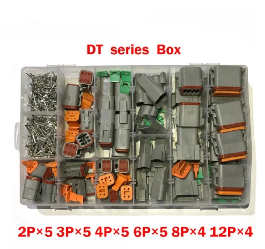 366 Pieces Automotive Waterproof Wire Connector Plug Kit DT04-2P 3P 4P 6P 8P 12P
366 Pieces Automotive Waterproof Wire Connector Plug Kit DT04-2P 3P 4P 6P 8P 12P