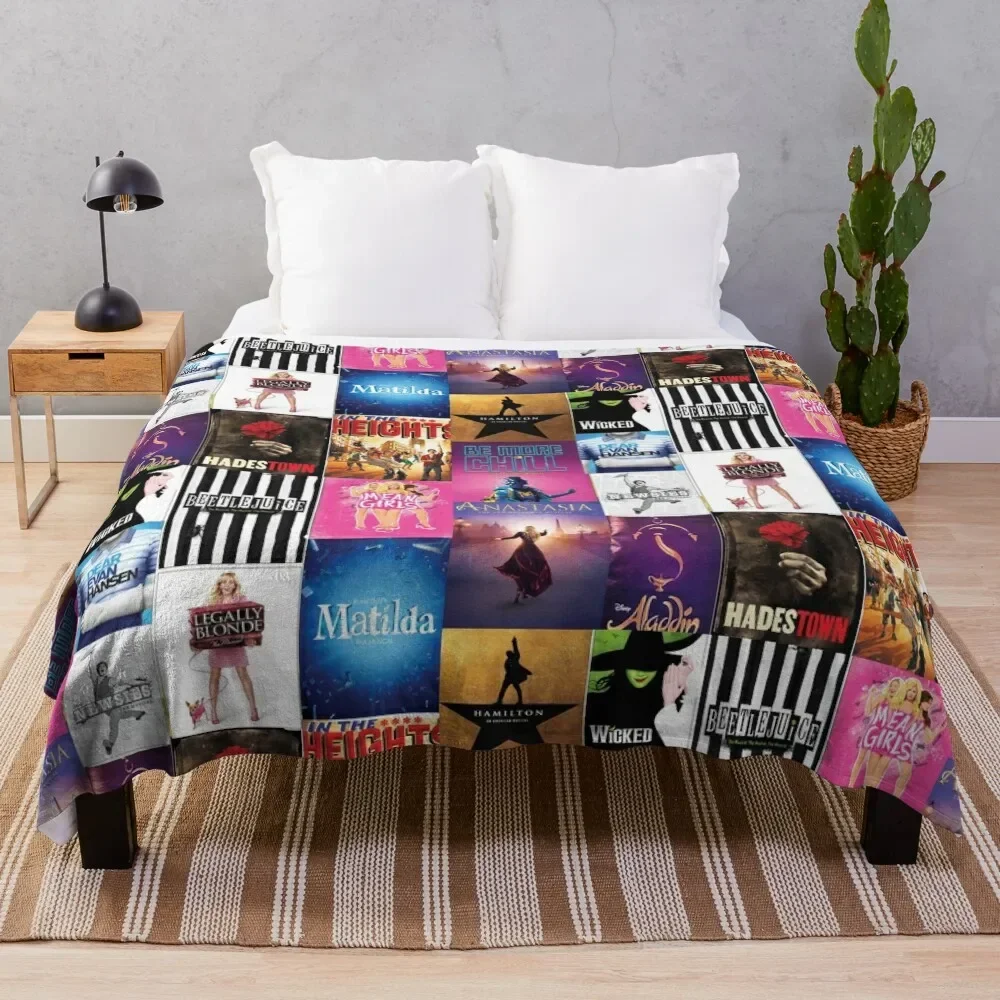 Musical Playbill Collage Throw Blanket Bed covers Blankets For Sofas Sofa Throw Blankets
Musical Playbill Collage Throw Blanket Bed covers Blankets For Sofas Sofa Throw Blankets