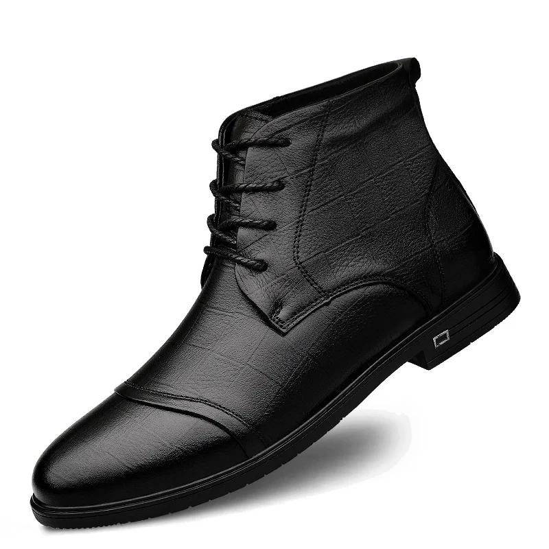 Business Formal Boots Men boots brand Genuine Leather Men Ankle Boots Comfortable Shoes For Men Office Work Shoes
Business Formal Boots Men boots brand Genuine Leather Men Ankle Boots Comfortable Shoes For Men Office Work Shoes