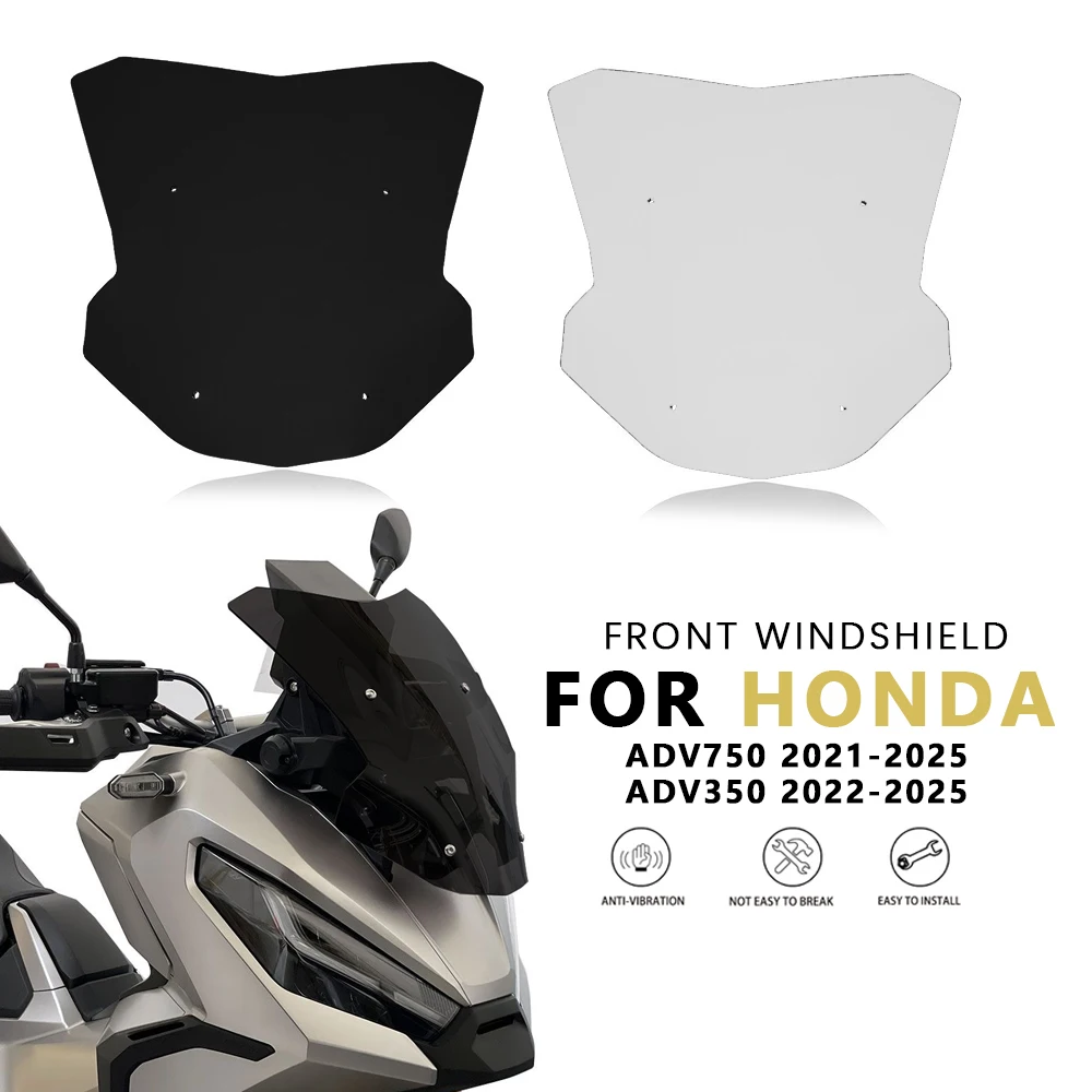 For HONDA Adv350 Adv750 Motorcycle Windscreen ADV350 ADV750 Front Wind Fairing Deflector Spoiler Windshield 2021-2023 2024 2025
For HONDA Adv350 Adv750 Motorcycle Windscreen ADV350 ADV750 Front Wind Fairing Deflector Spoiler Windshield 2021-2023 2024 2025