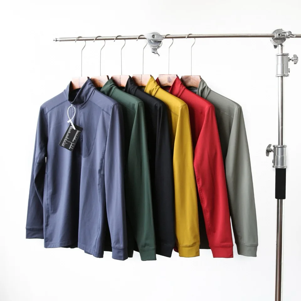 M5789 Men Long Sleeve Stand Collar Rho LT Zip Neck T-Shirt 2024 Autumn Outdoor Sports Pullover Tee Sweatshirt
M5789 Men Long Sleeve Stand Collar Rho LT Zip Neck T-Shirt 2024 Autumn Outdoor Sports Pullover Tee Sweatshirt