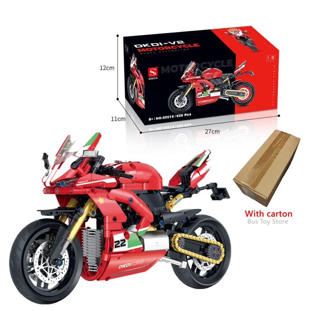 Technical Motorcycle Building Blocks Bricks Harleys Motorbike Locomotive Road Racer Toy for Kid Christmas New Year Gift
Technical Motorcycle Building Blocks Bricks Harleys Motorbike Locomotive Road Racer Toy for Kid Christmas New Year Gift