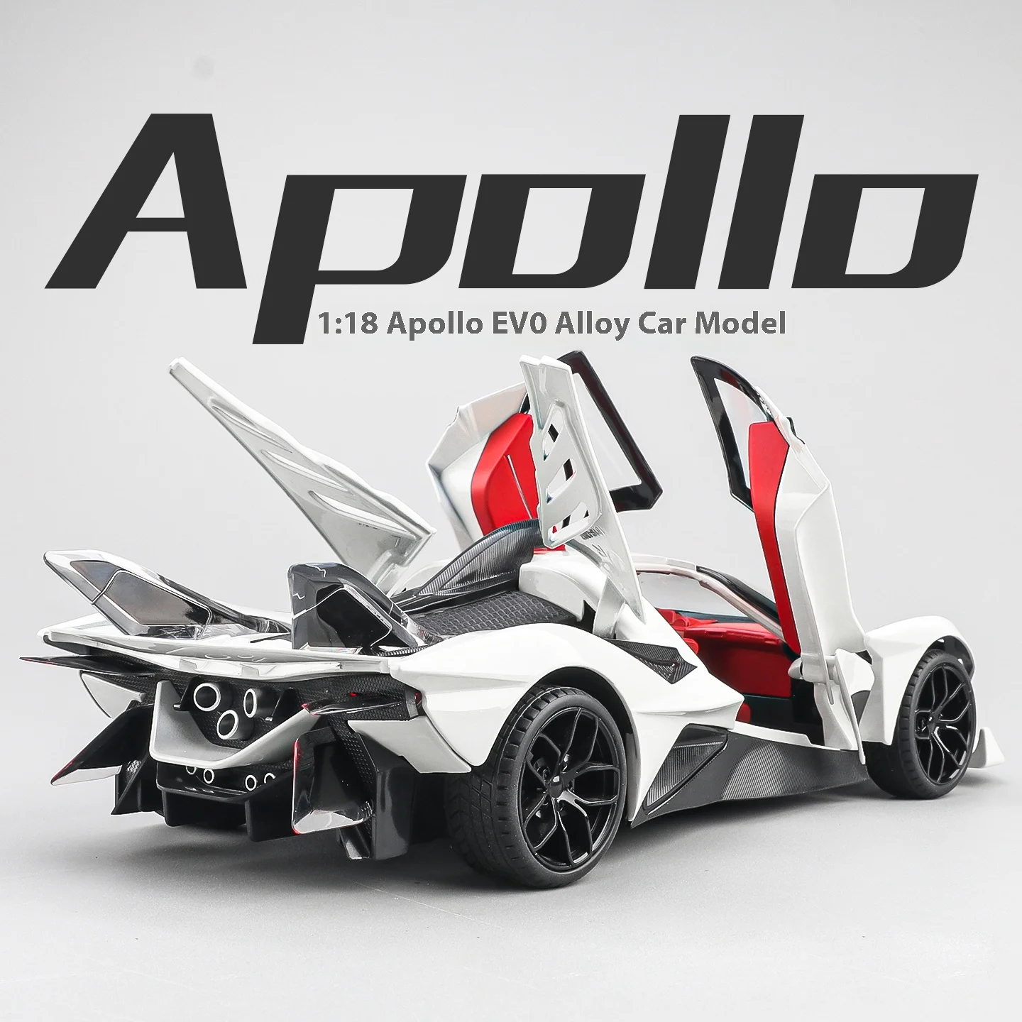Большой размер, модель суперкара Apollo EVO, масштаб 1/18, металлическая литая модель автомобиля, игрушки, подарок на день рождения для мальчиков, игрушки на Хэллоуин
Большой размер, модель суперкара Apollo EVO, масштаб 1/18, металлическая литая модель автомобиля, игрушки, подарок на день рождения для мальчиков, игрушки на Хэллоуин