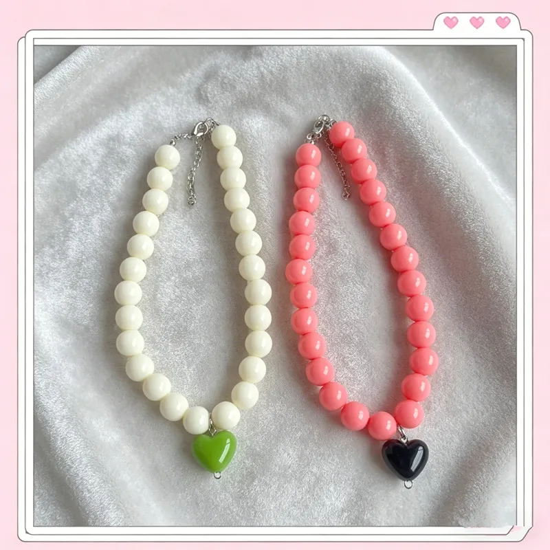 Colorful Beaded Pet Necklace with Heart Charm Cute Dog Cat Collar for Yorkie Chihuahua Grooming Accessories
Colorful Beaded Pet Necklace with Heart Charm Cute Dog Cat Collar for Yorkie Chihuahua Grooming Accessories