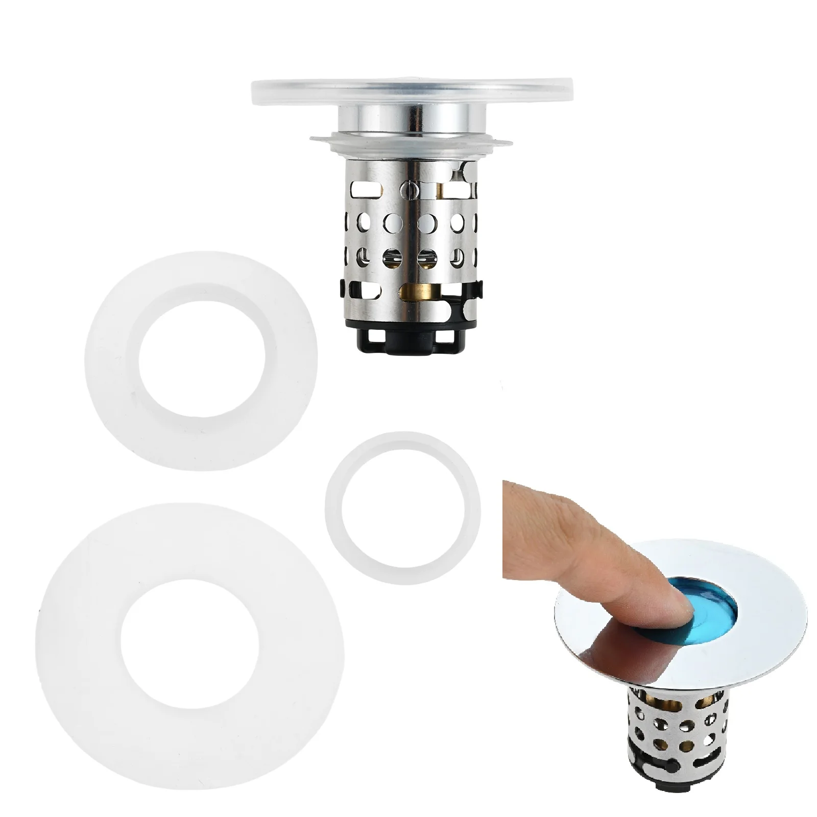 Basin Pop-up Core Prevent Odors/Insects Sink Stopper Push-down Type K1 Drain Plug Quick-release Easy Install Bathroom Kitchen
Basin Pop-up Core Prevent Odors/Insects Sink Stopper Push-down Type K1 Drain Plug Quick-release Easy Install Bathroom Kitchen