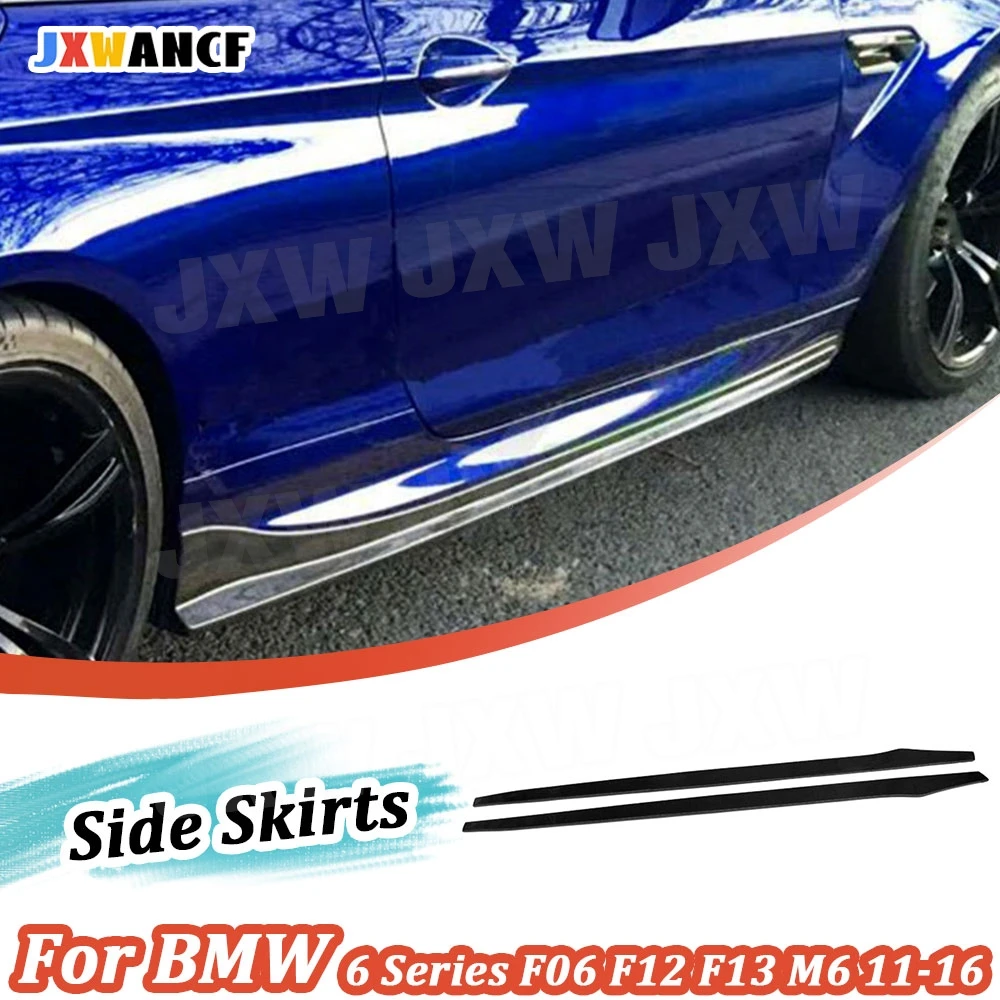 JXWANCF 2Pcs Carbon Fiber Side Skirts Door Bumper Extension Chin for BMW 6 Series F06 F12 F13 640i 640d 650i M6 2011-2016
JXWANCF 2Pcs Carbon Fiber Side Skirts Door Bumper Extension Chin for BMW 6 Series F06 F12 F13 640i 640d 650i M6 2011-2016