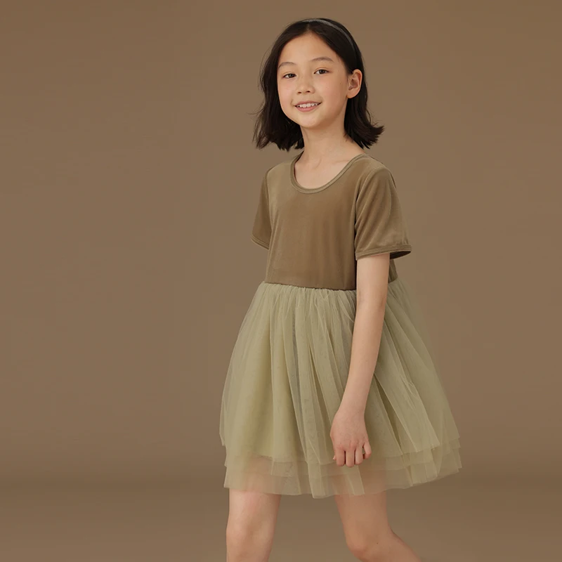 Kids Clothes Girl Summer Dress Sundress Thin Green Fluffy Gauze Skirt Girls Short-sleeved Stitching Slim Cotton Dress Baby Girl
Kids Clothes Girl Summer Dress Sundress Thin Green Fluffy Gauze Skirt Girls Short-sleeved Stitching Slim Cotton Dress Baby Girl