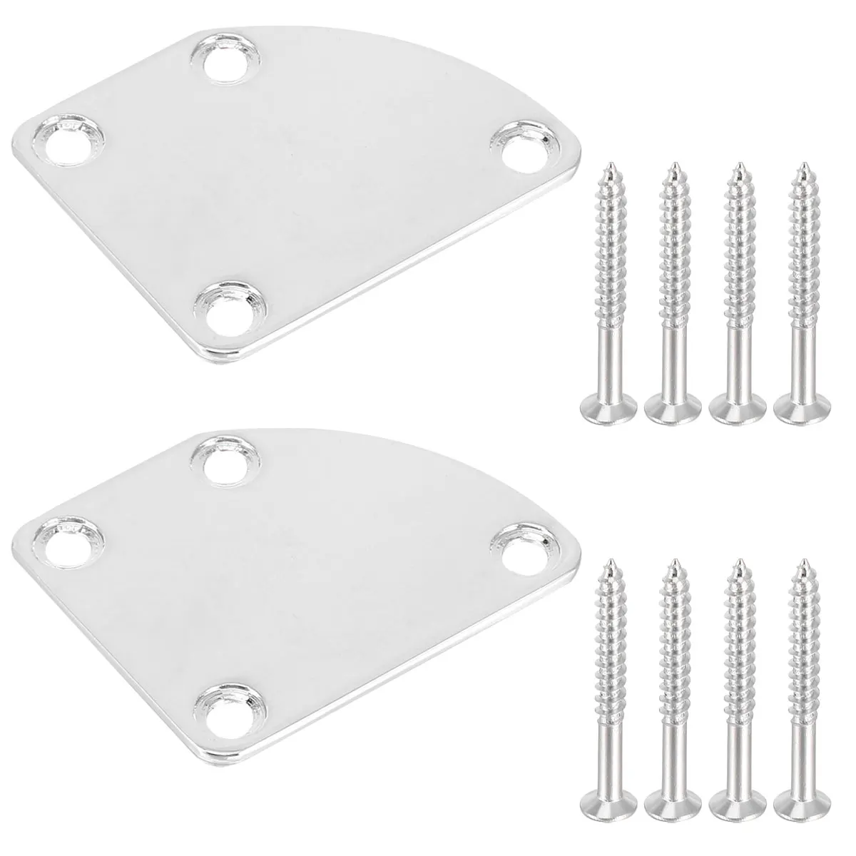 2Pcs Electric Guitar Bass Neck Plate Connecting Board Upgrade Joint Metal Durable Lightweight Easy Installation
2Pcs Electric Guitar Bass Neck Plate Connecting Board Upgrade Joint Metal Durable Lightweight Easy Installation