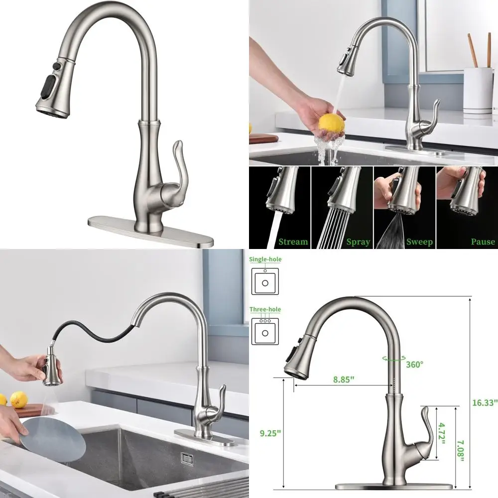 Kitchen Faucets, Pull-Down Spray, RV Kitchen Faucets, PB1052
