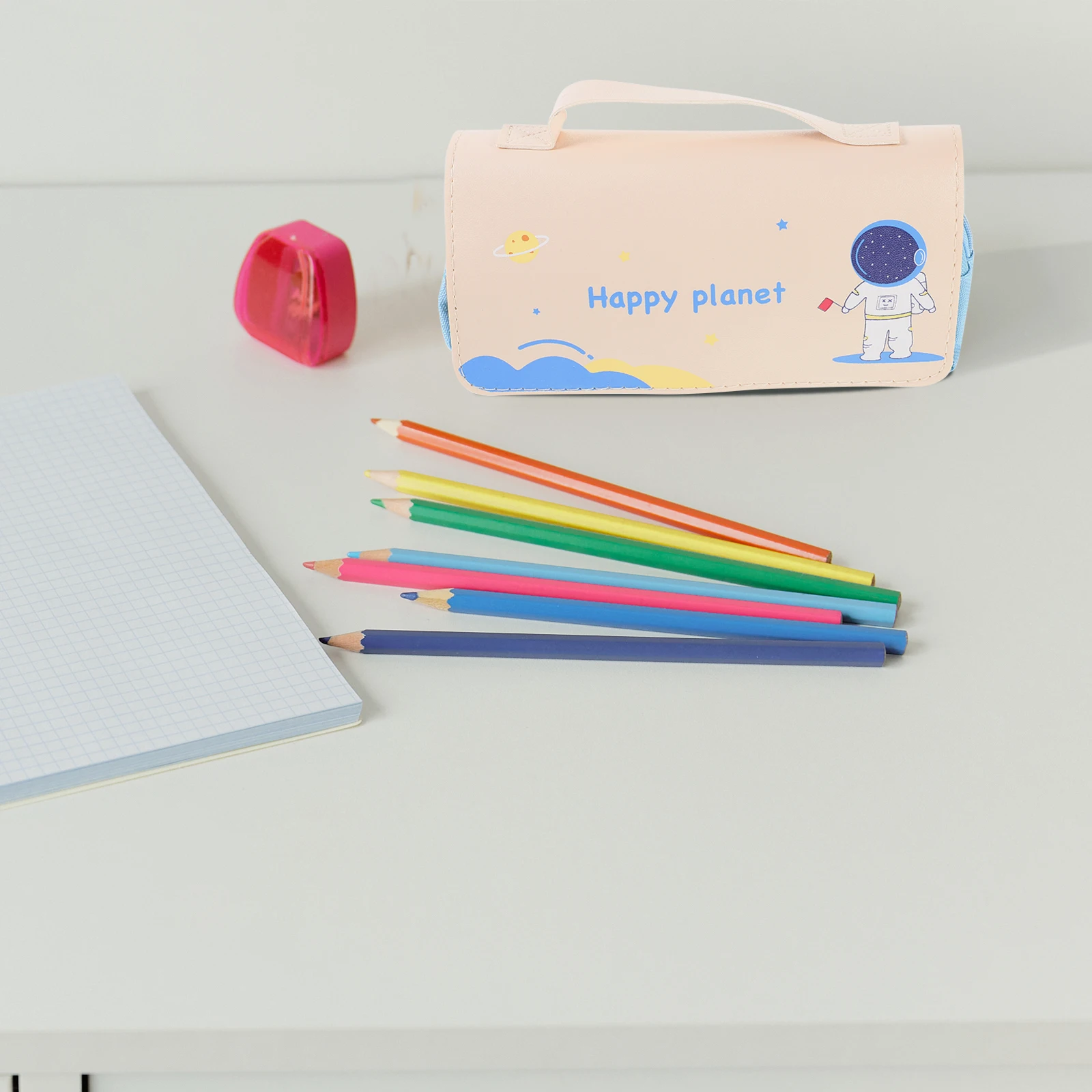 Cartoon Happy Planet Large Capacity Pencil Bag Stationery Multi Zipper Pouch Portable Blue School Student Canvas Pen Storage
Cartoon Happy Planet Large Capacity Pencil Bag Stationery Multi Zipper Pouch Portable Blue School Student Canvas Pen Storage