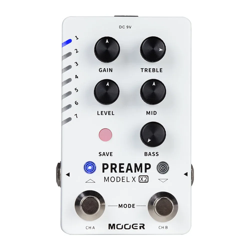 MOOER PREAMP MODEL X X2 Guitar Preamp Pedal Digital Effects Pedal Dual Channels 14 Preset Slots with 3 Cabinet Simulation
MOOER PREAMP MODEL X X2 Guitar Preamp Pedal Digital Effects Pedal Dual Channels 14 Preset Slots with 3 Cabinet Simulation
