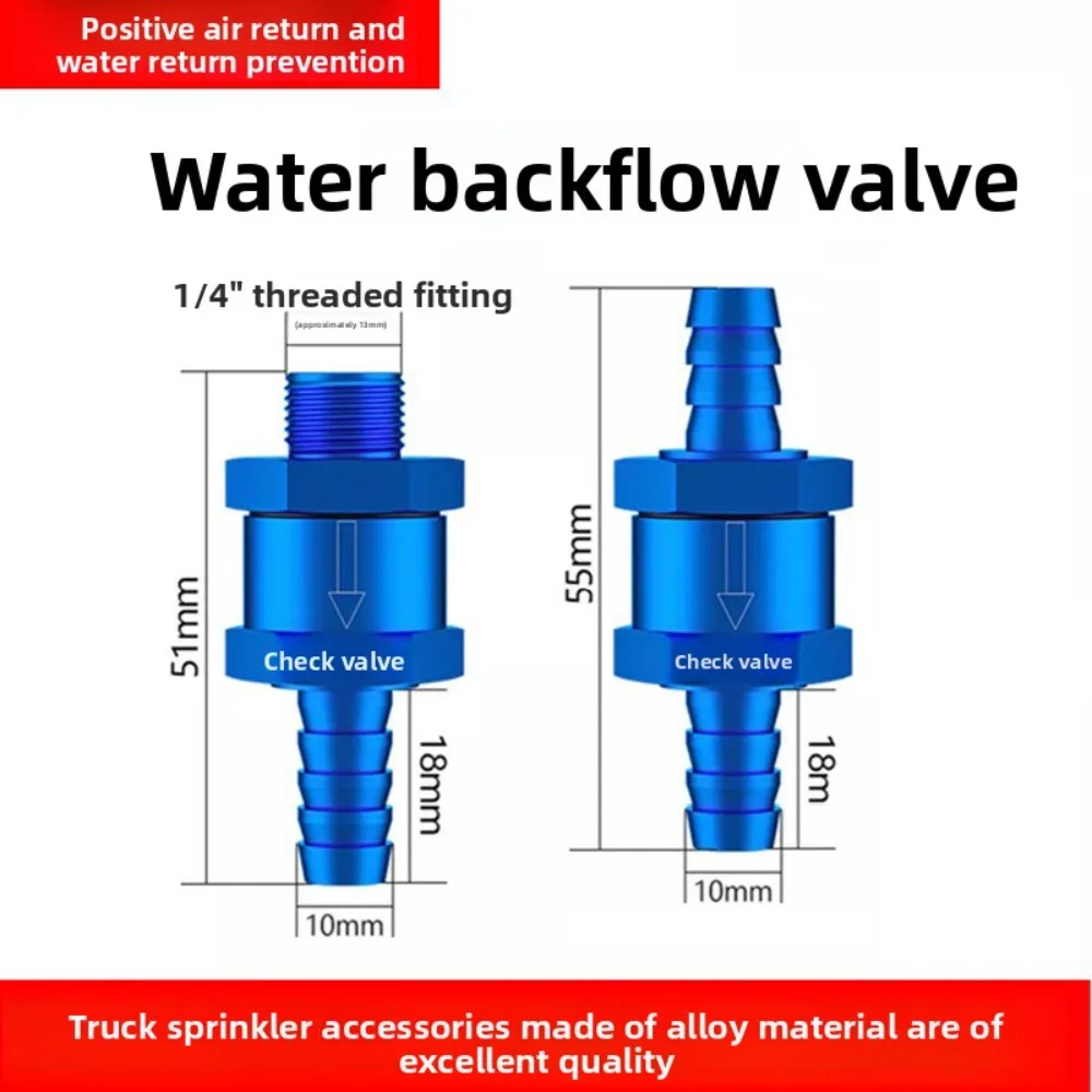 Truck Water Sprinkler Check Valve Aluminum Alloy One-way Valve Trailer Dripping Brake Water Pressure Accessories Anti-backwater
Truck Water Sprinkler Check Valve Aluminum Alloy One-way Valve Trailer Dripping Brake Water Pressure Accessories Anti-backwater