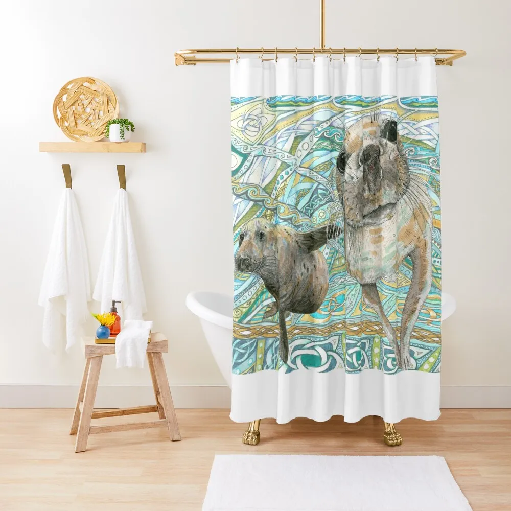 Seals of the North Shower Curtain For Bathroom Shower Waterproof Fabric Shower Cover Curtain
Seals of the North Shower Curtain For Bathroom Shower Waterproof Fabric Shower Cover Curtain