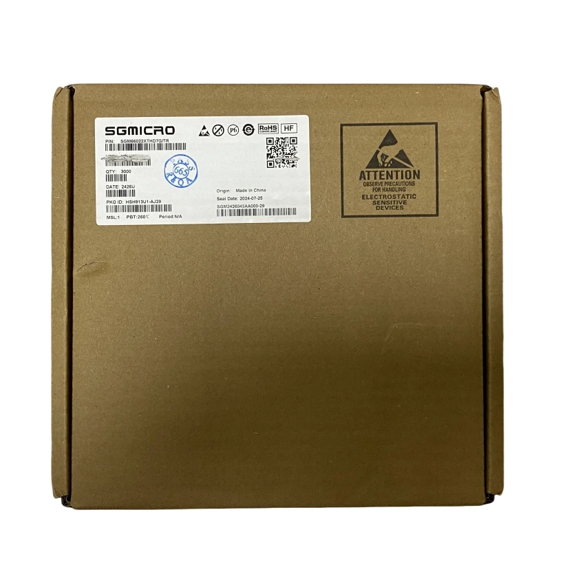 10 шт./лот SGM66022XTHD7G/TR TDFN-7, SGM66022, 8 А, ток долины, сверхнизкий вход 0,5 В, синхронный повышающий преобразователь, новый и оригинальный
10 шт./лот SGM66022XTHD7G/TR TDFN-7, SGM66022, 8 А, ток долины, сверхнизкий вход 0,5 В, синхронный повышающий преобразователь, новый и оригинальный