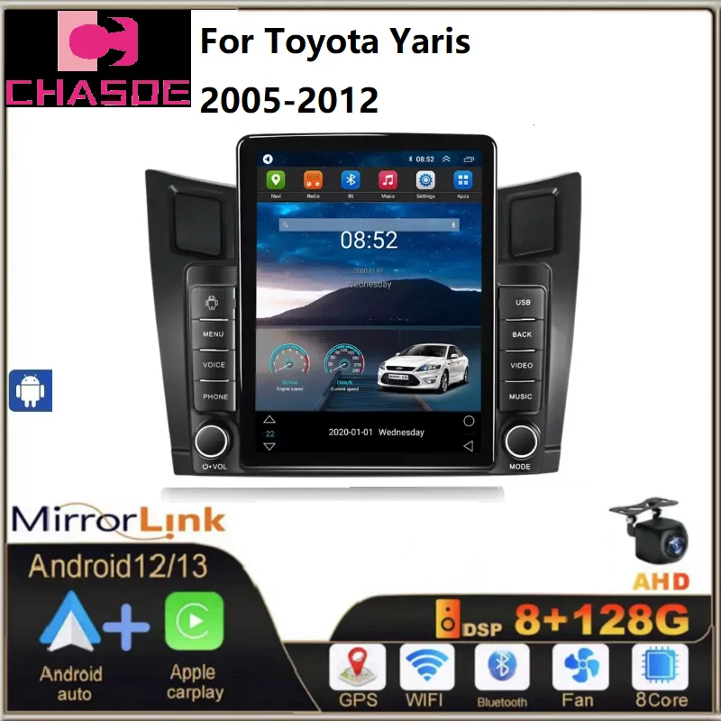 Android 13 8 + 128G авто радио для Toyota Yaris 2005-2012 DSP RDS AM FM IPS экран android автомобильный плеер GPS-навигатор
Android 13 8 + 128G авто радио для Toyota Yaris 2005-2012 DSP RDS AM FM IPS экран android автомобильный плеер GPS-навигатор