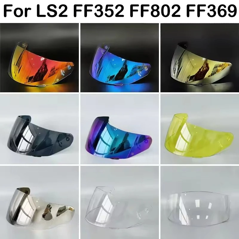 Helmet Visor for LS2 FF352 FF384 FF351 FF369 FF802 Motorcycle Helmet Face Shield Anti Scratch Helmet Shield Sunglasses 
Helmet Visor for LS2 FF352 FF384 FF351 FF369 FF802 Motorcycle Helmet Face Shield Anti Scratch Helmet Shield Sunglasses
