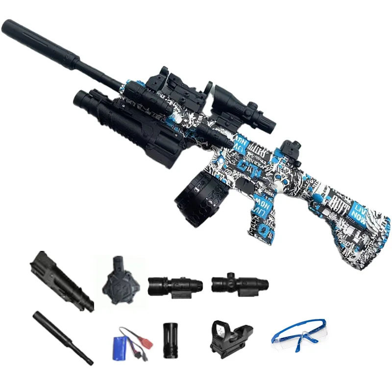 M416 Electric Gel Blasters Toy Guns- Outdoor Sniper Rifle with Gel Bullets, Parent-Child Battle Gun for Summer Garden Games
M416 Electric Gel Blasters Toy Guns- Outdoor Sniper Rifle with Gel Bullets, Parent-Child Battle Gun for Summer Garden Games