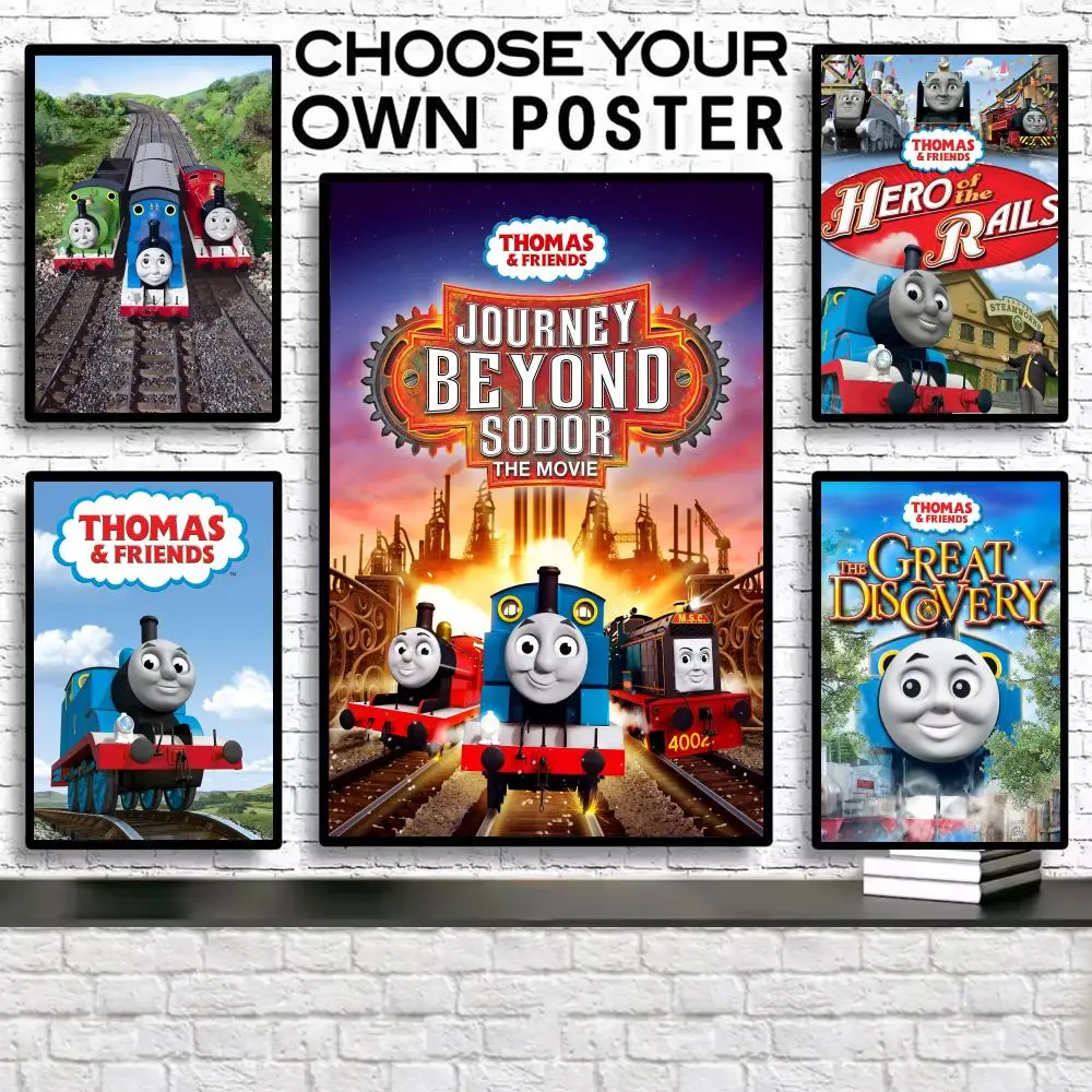 Anime T-thomas the Tank Engine Painting Calligraphy Frameless Canvas Wall Art Perfect For Hallway Home Decoration Holiday Gifts
Anime T-thomas the Tank Engine Painting Calligraphy Frameless Canvas Wall Art Perfect For Hallway Home Decoration Holiday Gifts