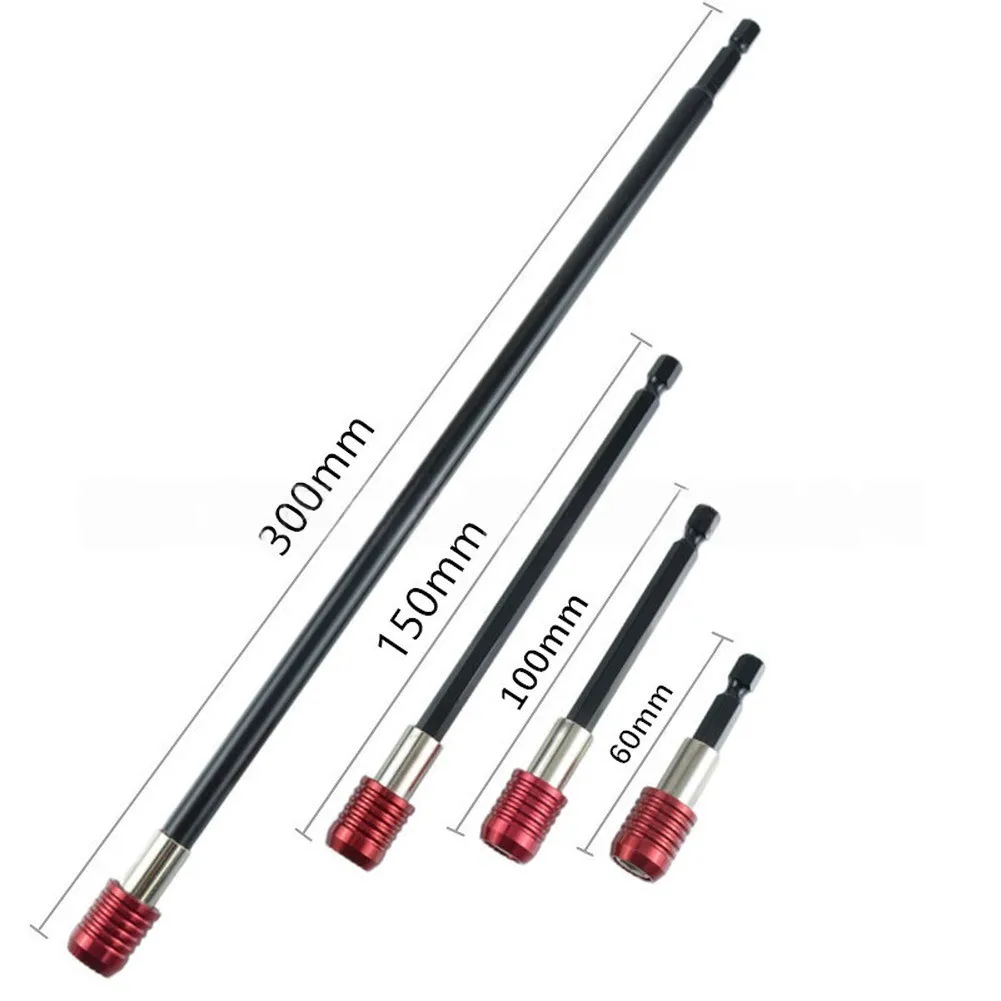 4pc Drill Bit Extension Set 60-150mm Hexagonal Quick-release Self-locking Extension Rod Electric Drill Driver Quick Transfer Rod
4pc Drill Bit Extension Set 60-150mm Hexagonal Quick-release Self-locking Extension Rod Electric Drill Driver Quick Transfer Rod