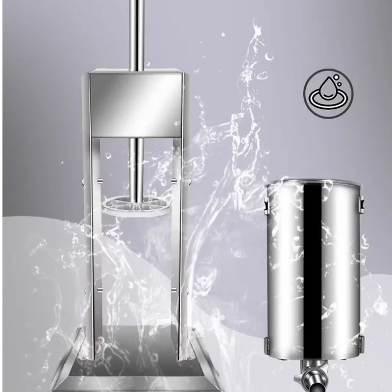 Commercial and Household Sausage Stuffing Tools Stainless Steel Sausage Stuffing Machine Manual Vertical Kitchen Sausage Machine
Commercial and Household Sausage Stuffing Tools Stainless Steel Sausage Stuffing Machine Manual Vertical Kitchen Sausage Machine