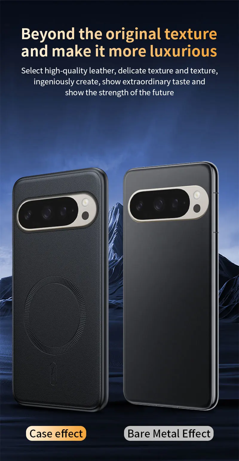 New Plain Vegan Leather Magnetic Phone Case for Google Pixel 10 Pro XL 9 Pro 8A Full Camera Protection Business Shockproof Cover
New Plain Vegan Leather Magnetic Phone Case for Google Pixel 10 Pro XL 9 Pro 8A Full Camera Protection Business Shockproof Cover