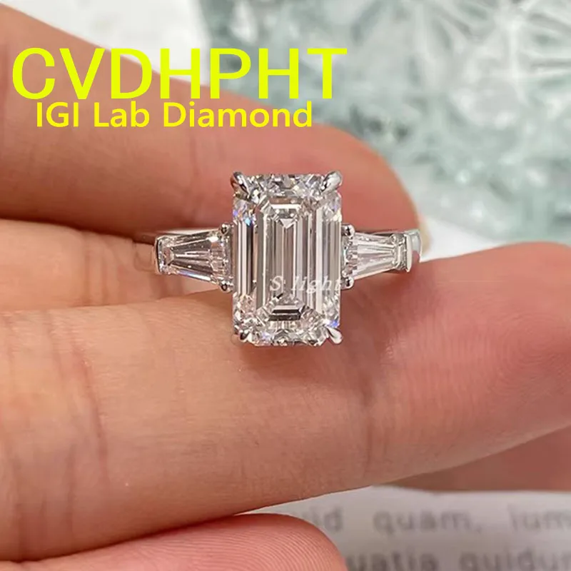 IGI Lab Growing Diamond Ring Emerald shape D Color 1 2 3Ct Solid 14K White Gold Ring Diamond wedding ring Factory Engagement
IGI Lab Growing Diamond Ring Emerald shape D Color 1 2 3Ct Solid 14K White Gold Ring Diamond wedding ring Factory Engagement