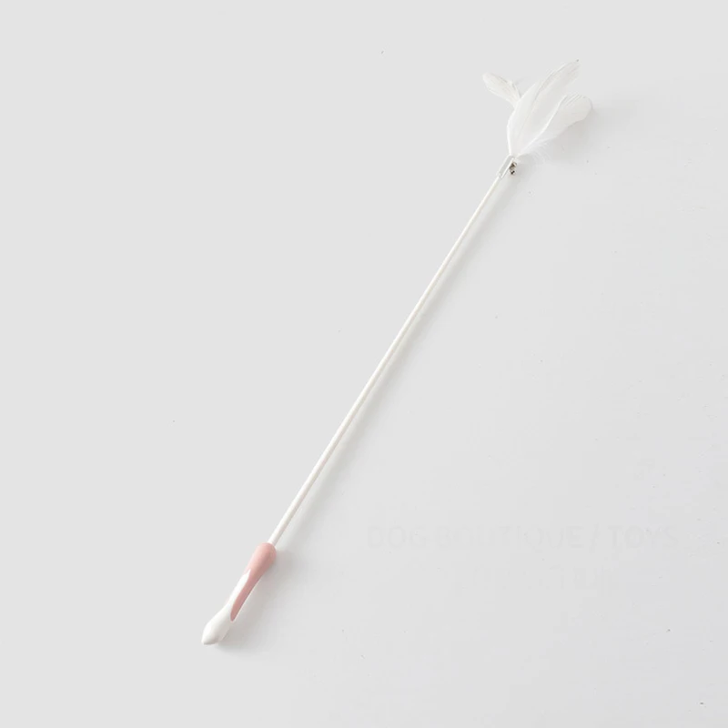 Funny Kitten Cat Teaser Interactive Toy Rod With Bell And Feather Toys For Pet Cats Stick Chaser Wand Toy
Funny Kitten Cat Teaser Interactive Toy Rod With Bell And Feather Toys For Pet Cats Stick Chaser Wand Toy