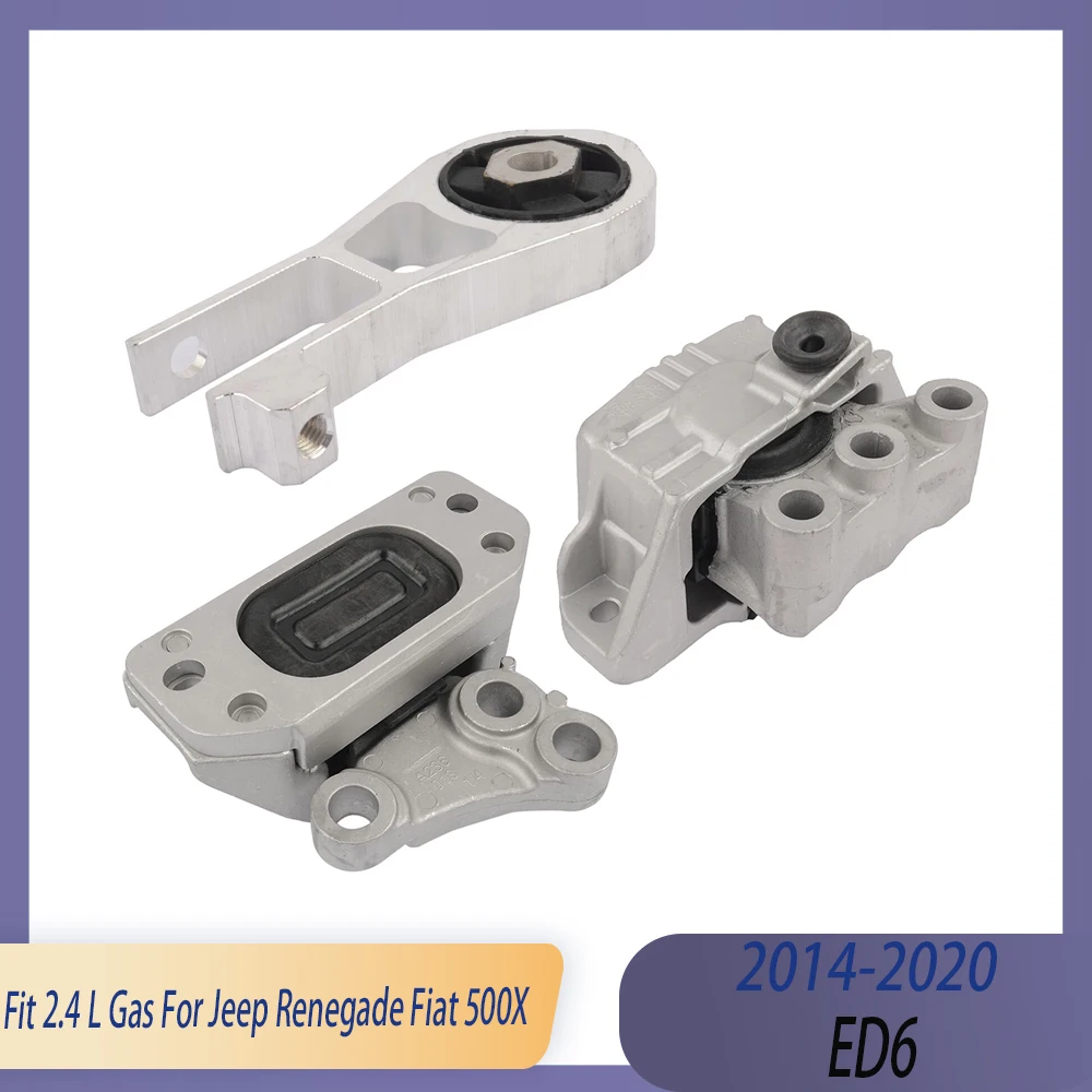 3PCS Engine Parts Motor Mounts Transmission Mount Set Fits 2.4 L ED6 Gas 2014-2020 For Jeep Renegade Fiat 500X 2.4L 68258599AA
3PCS Engine Parts Motor Mounts Transmission Mount Set Fits 2.4 L ED6 Gas 2014-2020 For Jeep Renegade Fiat 500X 2.4L 68258599AA
