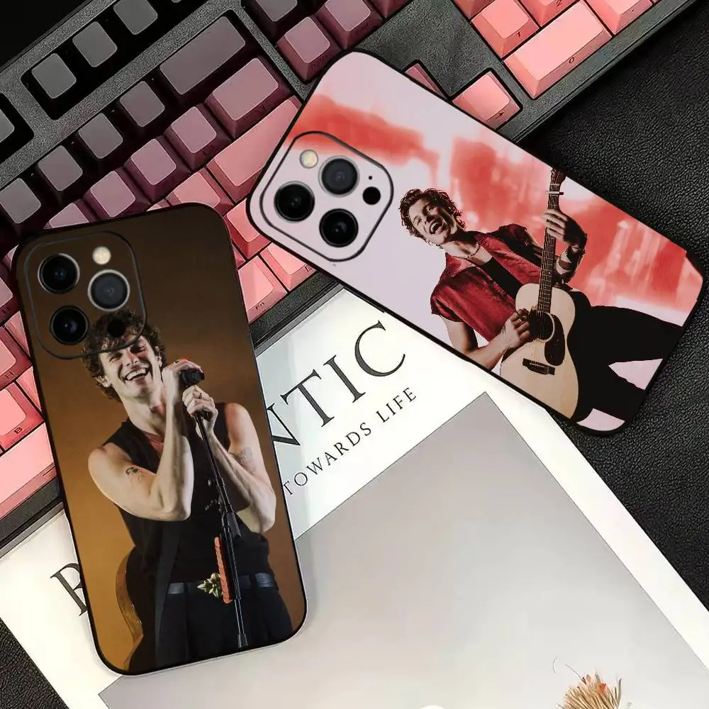 Pop-Rock Mendes Phone Case For iPhone 17,16,15,14,13,12,11 Plus,Pro Max,XS,Soft Silicone Black Cover
Pop-Rock Mendes Phone Case For iPhone 17,16,15,14,13,12,11 Plus,Pro Max,XS,Soft Silicone Black Cover