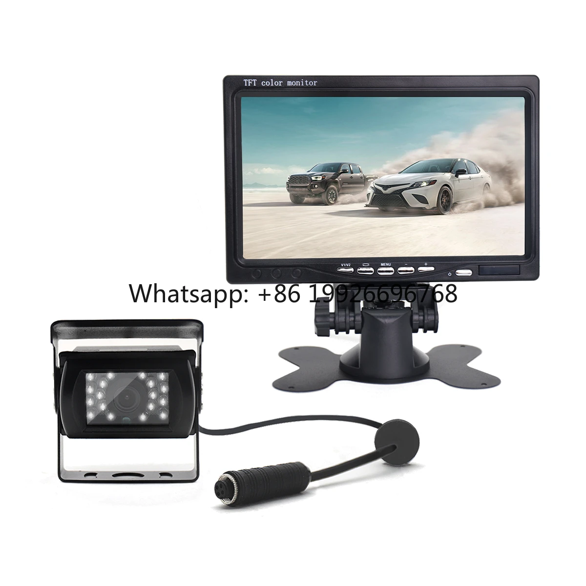 7 Inch TFT LCD Display Wireless Backup Camera for Bus Car Rearview Home Surveillance Camera Car Tv Screen
7 Inch TFT LCD Display Wireless Backup Camera for Bus Car Rearview Home Surveillance Camera Car Tv Screen