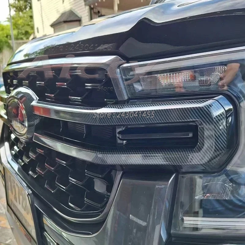 For Ford Ranger 2023 2024 2025 ABS Piano Black Car Front Grill Molding Cover Trim Grille Molding Garnish Strip Exterior Styling
For Ford Ranger 2023 2024 2025 ABS Piano Black Car Front Grill Molding Cover Trim Grille Molding Garnish Strip Exterior Styling