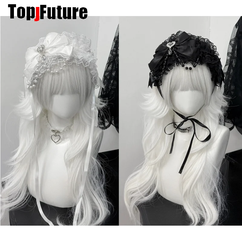 Woman Subculture Y2K Girl Lace Hairband Lolita Dark Style Hair Accessories Subculture Sweet Doll Gothic Lolita Lace Headband
Woman Subculture Y2K Girl Lace Hairband Lolita Dark Style Hair Accessories Subculture Sweet Doll Gothic Lolita Lace Headband