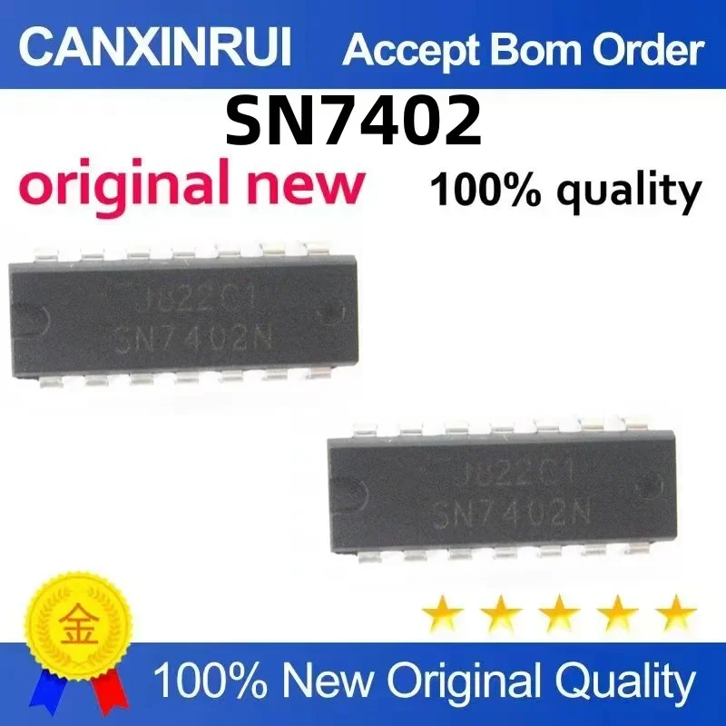(5-100 pieces)New Original SN7402N SN7402 DIP14 Available Stock Chip IC
(5-100 pieces)New Original SN7402N SN7402 DIP14 Available Stock Chip IC