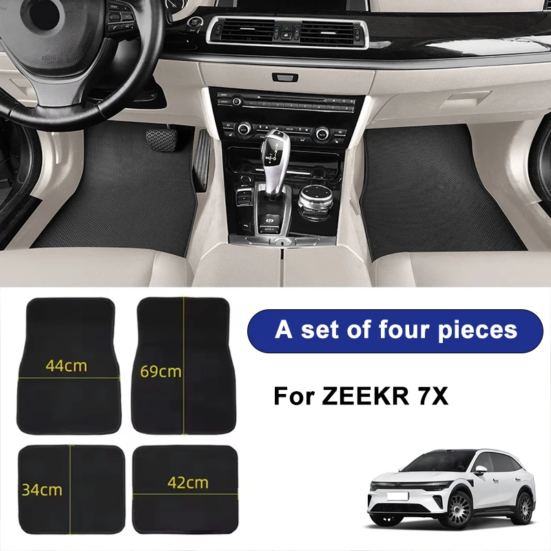 For ZEEKR 7X Car Floor Mats Black Non-Slip 4Pcs Front & Rear Foot Mats Carpets Rugs Auto Interior Accessories
For ZEEKR 7X Car Floor Mats Black Non-Slip 4Pcs Front & Rear Foot Mats Carpets Rugs Auto Interior Accessories