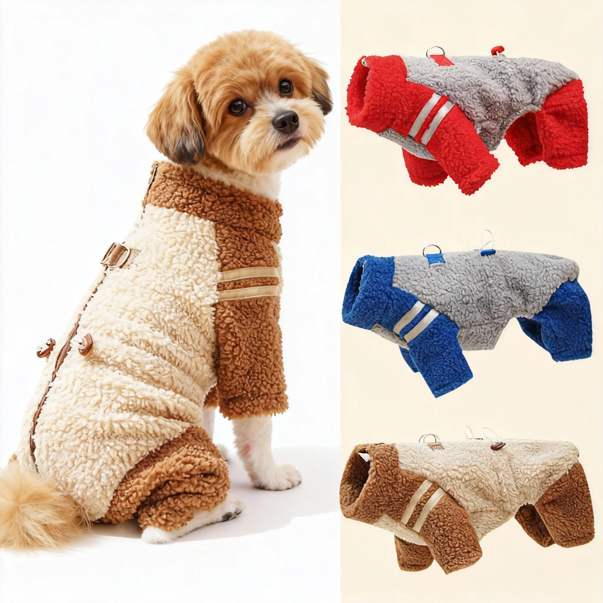 Chic Back Closure Dog Jacket, Stylish Dog Coat for Winter, Warm Zip Up Puppy Dog Clothes, Fashionable Outdoor Apparel
Chic Back Closure Dog Jacket, Stylish Dog Coat for Winter, Warm Zip Up Puppy Dog Clothes, Fashionable Outdoor Apparel