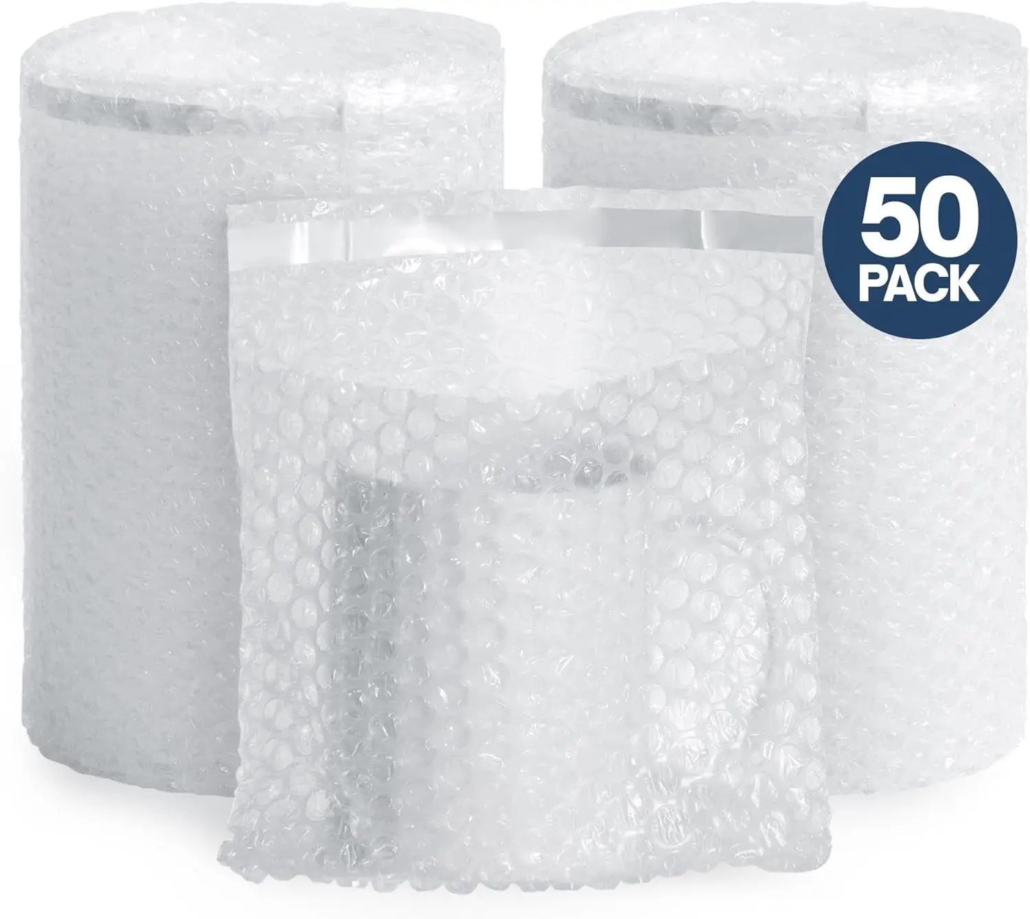 Self Seal Bubble Pouches for Packing Fragile Items, 7.5x8 Inch, 50pcs
Self Seal Bubble Pouches for Packing Fragile Items, 7.5x8 Inch, 50pcs