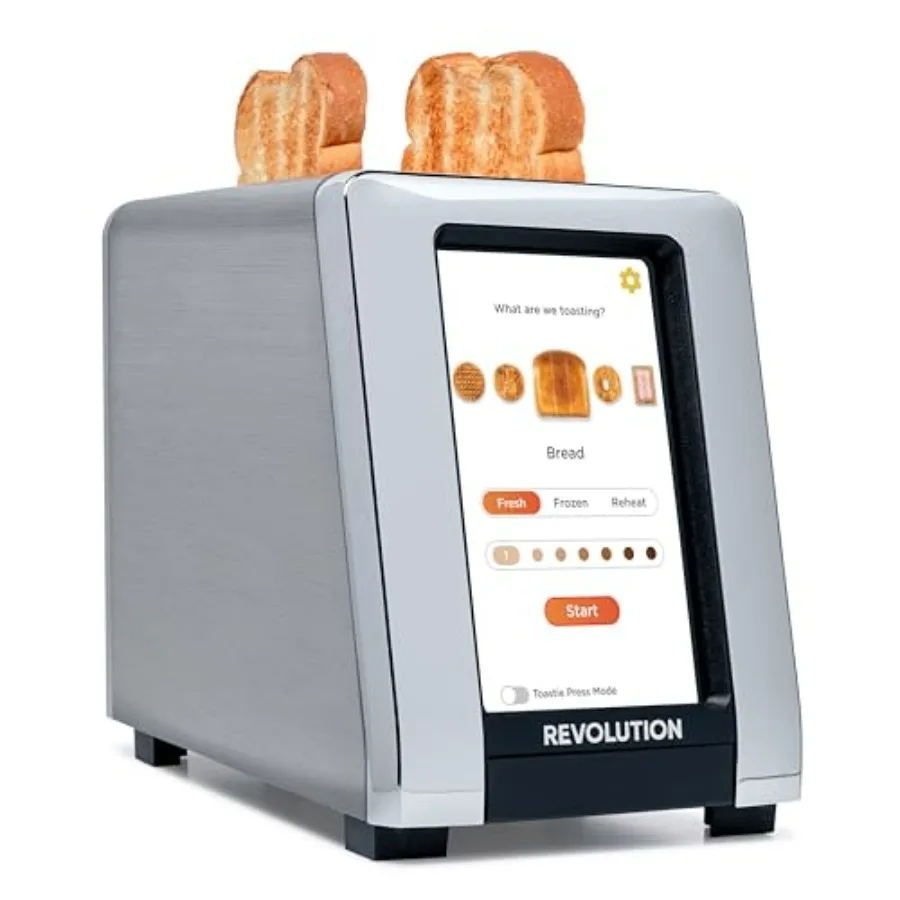 Умный тостер R180 Connect с сенсорным экраном и технологией InstaGLO для быстрого приготовления, 6 видов хлеба, 7 уровней обжарки, режим Toastie Press S
Умный тостер R180 Connect с сенсорным экраном и технологией InstaGLO для быстрого приготовления, 6 видов хлеба, 7 уровней обжарки, режим Toastie Press S