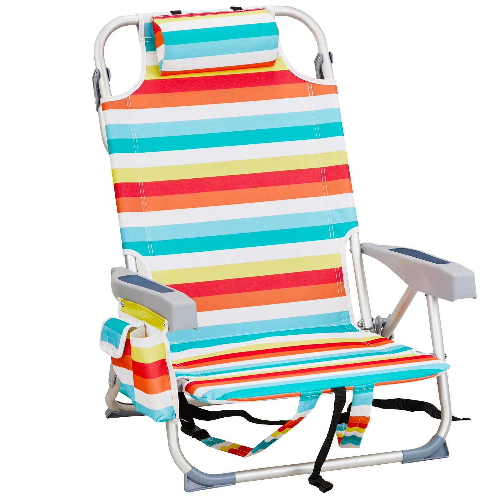 63*65*82cm Short Oxford Cloth Silver White Aluminum Tube Bearing 100kg Beach Chair Rainbow Stripes
63*65*82cm Short Oxford Cloth Silver White Aluminum Tube Bearing 100kg Beach Chair Rainbow Stripes