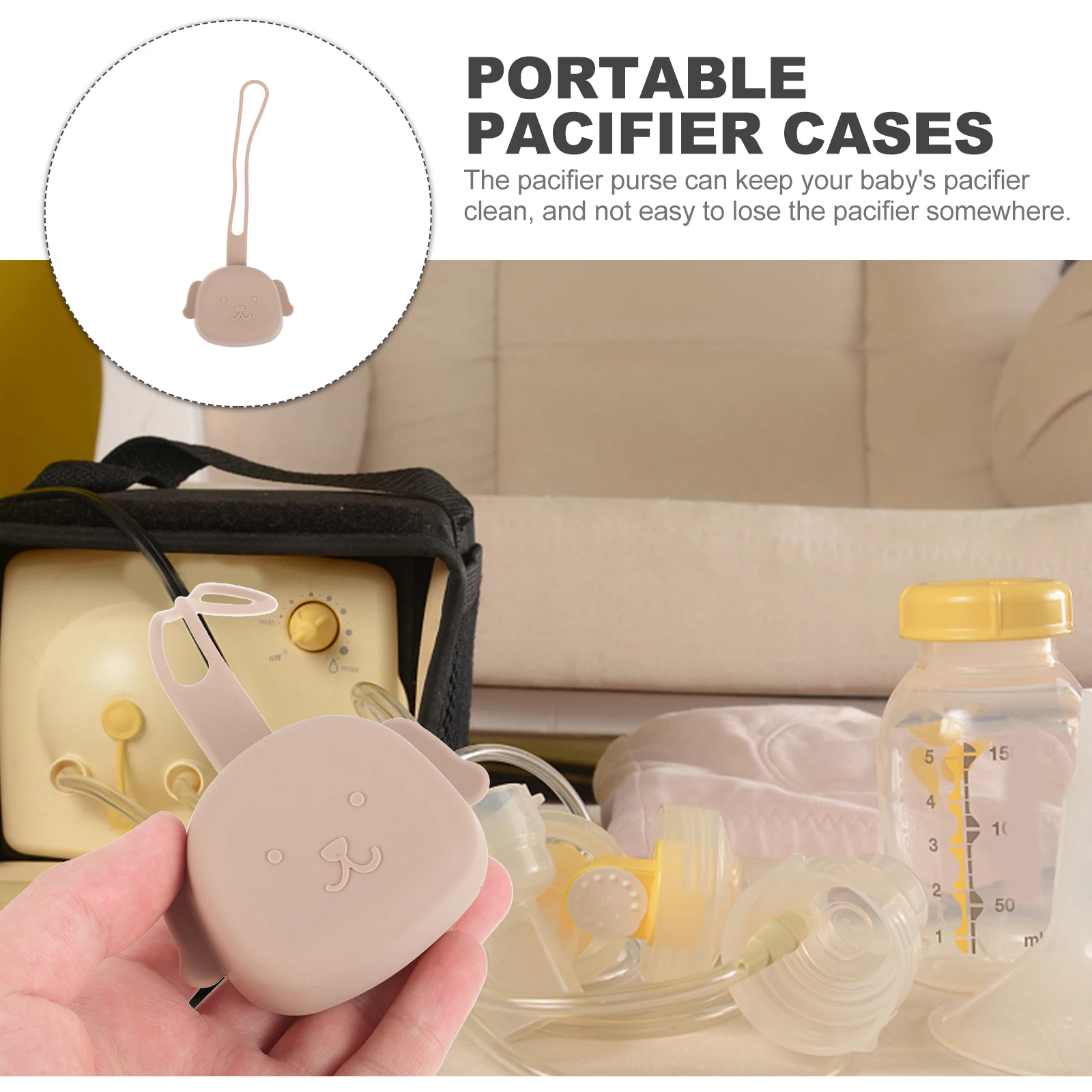 Cute Silicone Pacifier Case for Baby Portable Holder with Clip Small Size Keeps Pacifier Clean Easy to Diaper Bags and
Cute Silicone Pacifier Case for Baby Portable Holder with Clip Small Size Keeps Pacifier Clean Easy to Diaper Bags and