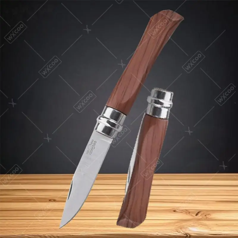 WXCOO Stainless Steel Folding Kitchen Household Vegetable Knife for Fruit Pocket Knife Wooden Handle Kitchen Accessories
WXCOO Stainless Steel Folding Kitchen Household Vegetable Knife for Fruit Pocket Knife Wooden Handle Kitchen Accessories