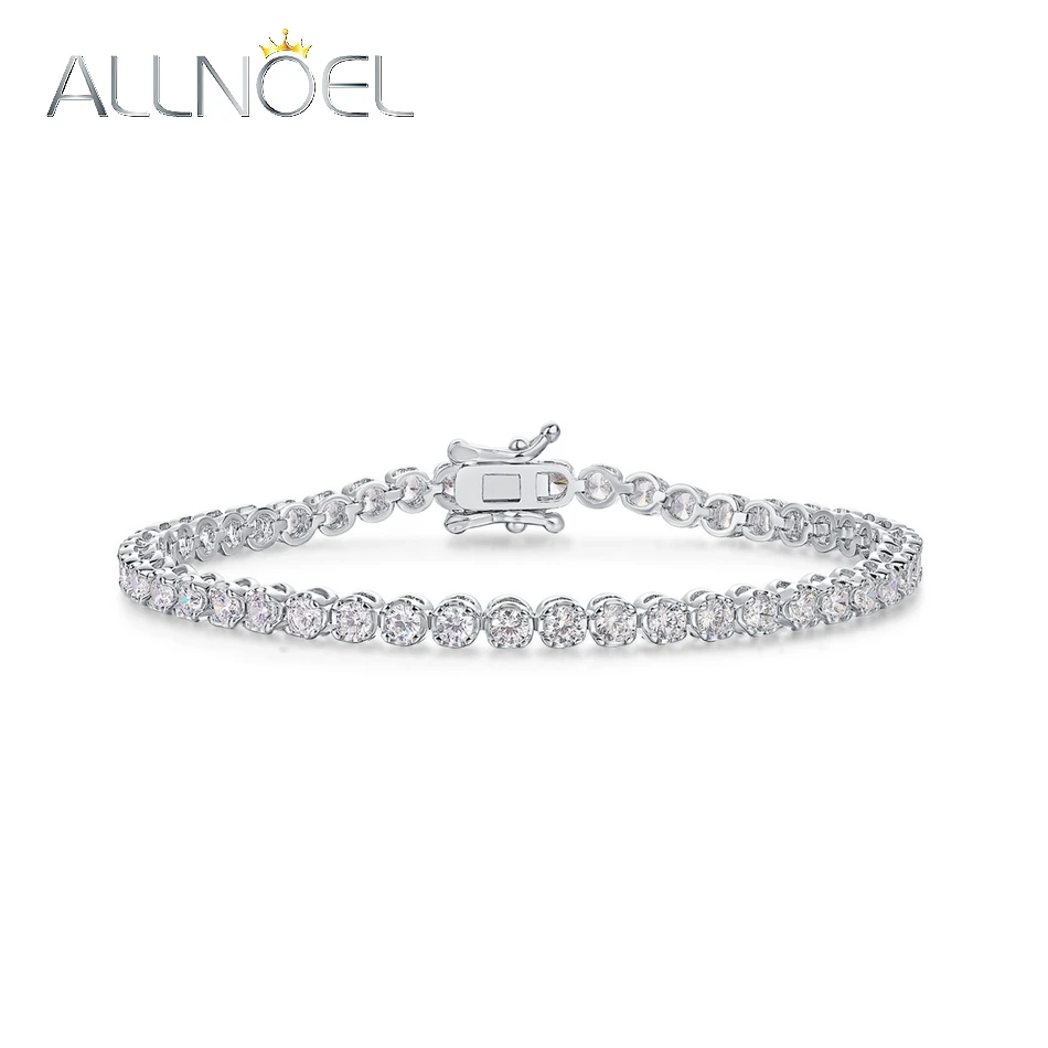 ALLNOEL VVS1 D Color Moissanite Tennis Bracelet for Woman With GRA Round Cut 925 Silver Bracelet for Mom Wedding Gift Wholesale
ALLNOEL VVS1 D Color Moissanite Tennis Bracelet for Woman With GRA Round Cut 925 Silver Bracelet for Mom Wedding Gift Wholesale
