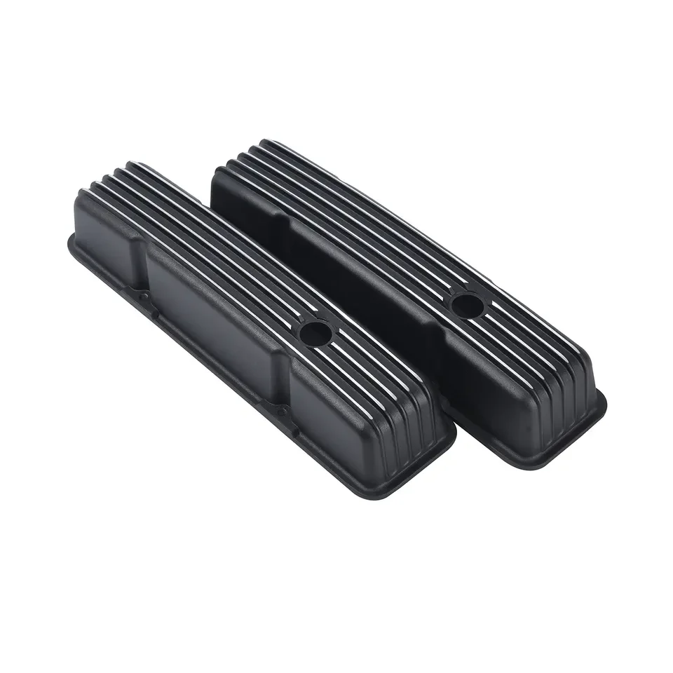 High Performance 1958-86 Chevy SBC Classic Car Parts 350 Retro Finned Black Aluminum Tall Valve Cover With Hole 327 400
High Performance 1958-86 Chevy SBC Classic Car Parts 350 Retro Finned Black Aluminum Tall Valve Cover With Hole 327 400