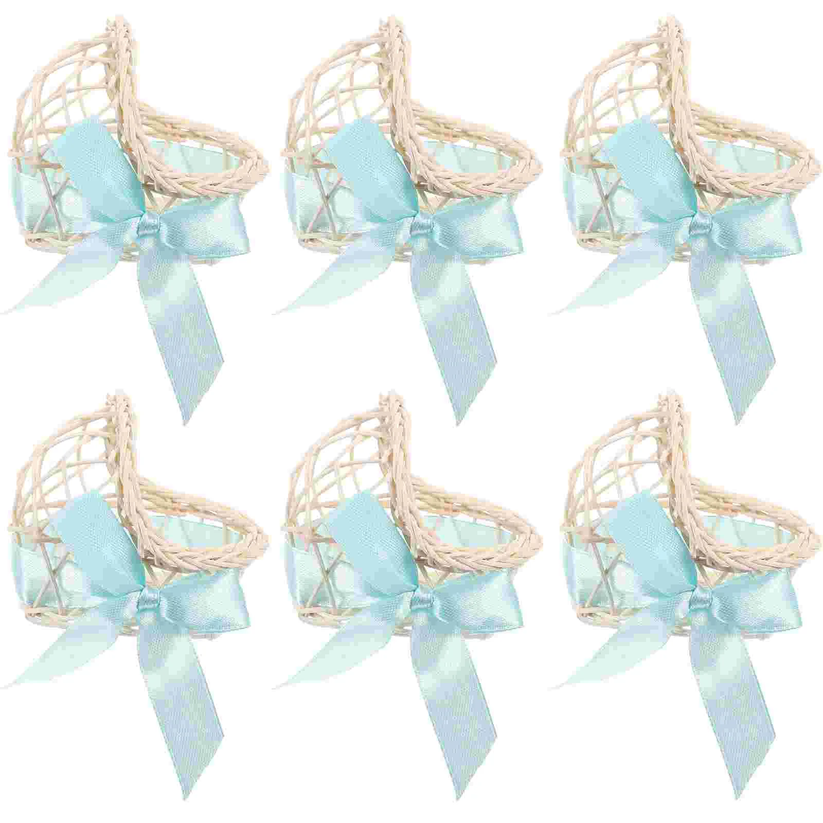 6 Pcs Crafts for Kids Decorative Flower Basket Small Model Toy Hand Woven House Blue Child
6 Pcs Crafts for Kids Decorative Flower Basket Small Model Toy Hand Woven House Blue Child