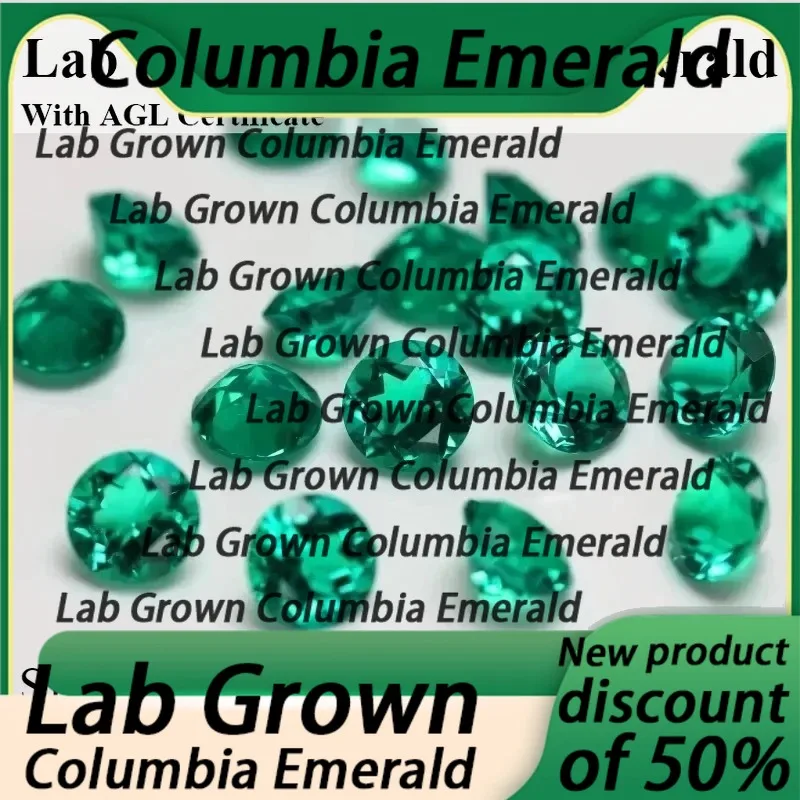 Lab Grown Columbia Emerald Round Shape Hand-cut Gemstone VVS1 for Jewelry Rings Earrings Making Selectable Certificate
Lab Grown Columbia Emerald Round Shape Hand-cut Gemstone VVS1 for Jewelry Rings Earrings Making Selectable Certificate