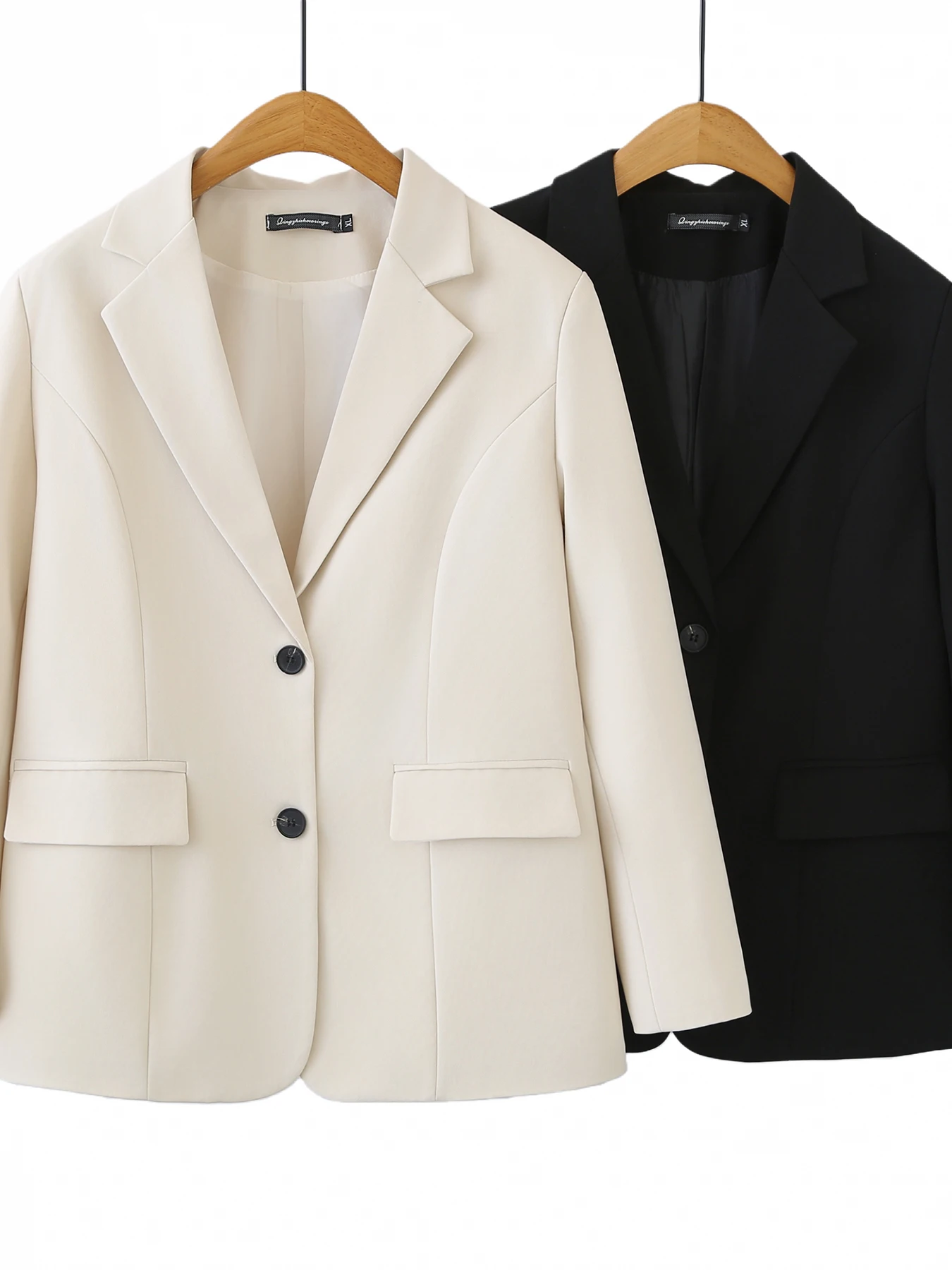 Elegant Two-Button Ladies' Coat Loose Long Sleeve Businesswear Polyester Fiber Casual Fashion Spring New Arrival
Elegant Two-Button Ladies' Coat Loose Long Sleeve Businesswear Polyester Fiber Casual Fashion Spring New Arrival