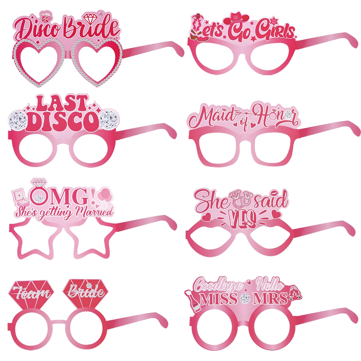 JOYMEMO Disco Cowgirl Bachelorette Party Favors Eyeglass Set Let's Go Girls Last Disco Eyeglass for Bridal Shower Wedding Decor
JOYMEMO Disco Cowgirl Bachelorette Party Favors Eyeglass Set Let's Go Girls Last Disco Eyeglass for Bridal Shower Wedding Decor