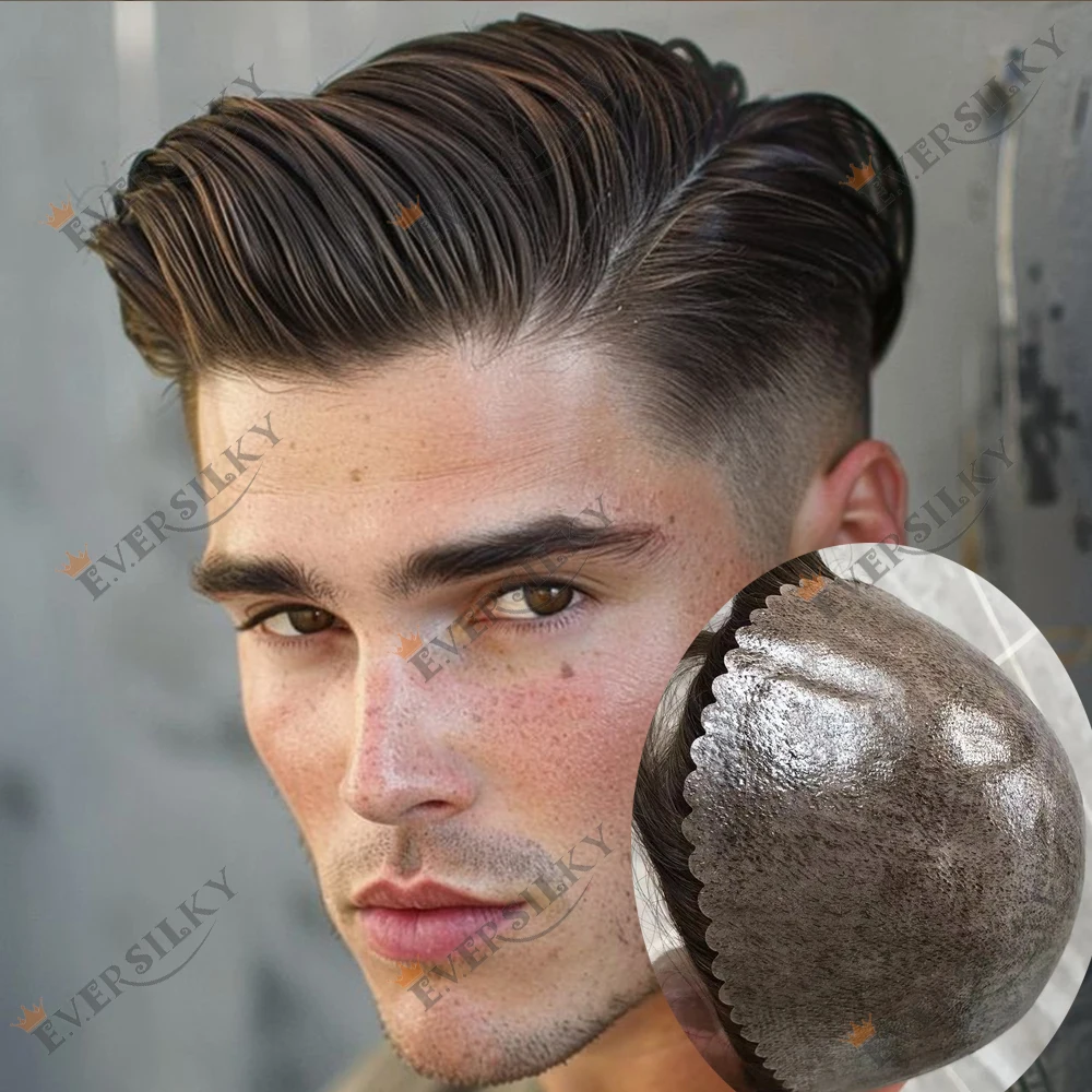 # 6 # 3 # 4 # Мужской парик из европейских натуральных волос, светло-пепельно-коричневый, 5 прядей, на полиуретановой основе, незаметный, с силиконовым креплением
# 6 # 3 # 4 # Мужской парик из европейских натуральных волос, светло-пепельно-коричневый, 5 прядей, на полиуретановой основе, незаметный, с силиконовым креплением