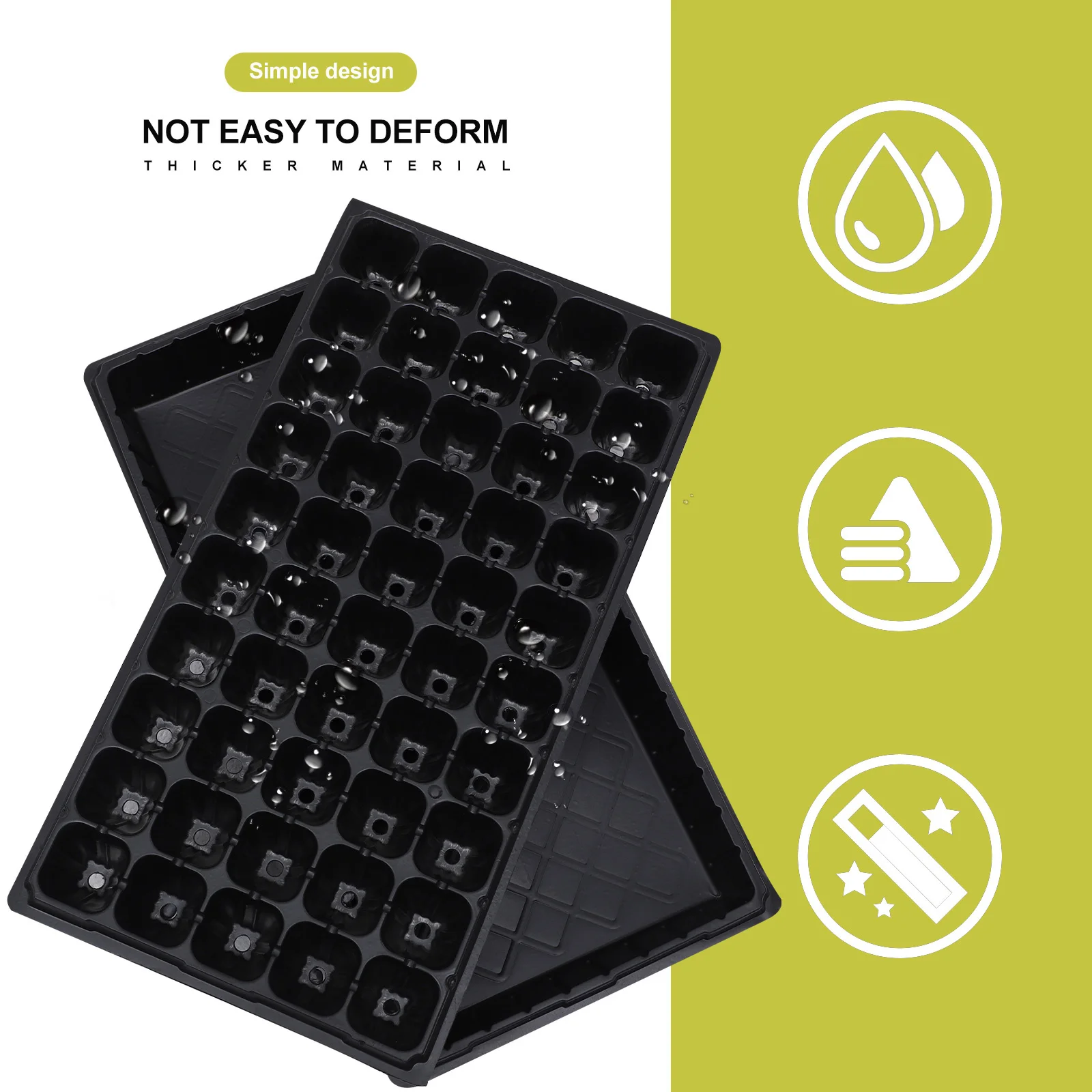 4pcs For Germination Plant Growing Starter Nursery Tray Indoor Outdoor Garden Greenhouse Starter Tray Accessory
4pcs For Germination Plant Growing Starter Nursery Tray Indoor Outdoor Garden Greenhouse Starter Tray Accessory